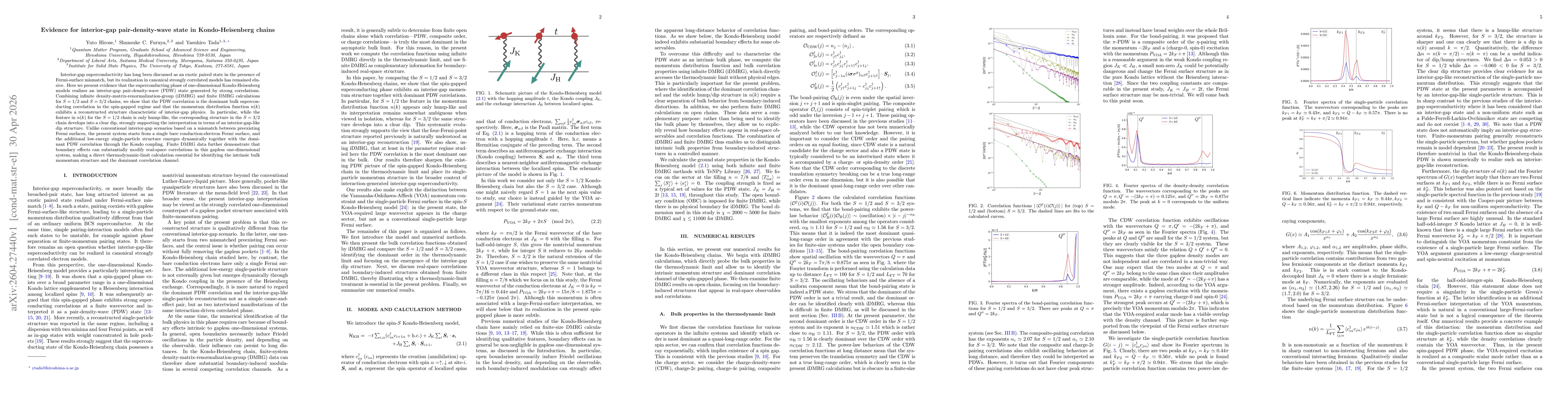 Thumbnail for Evidence for interior-gap pair-density-wave state in Kondo-Heisenberg chains