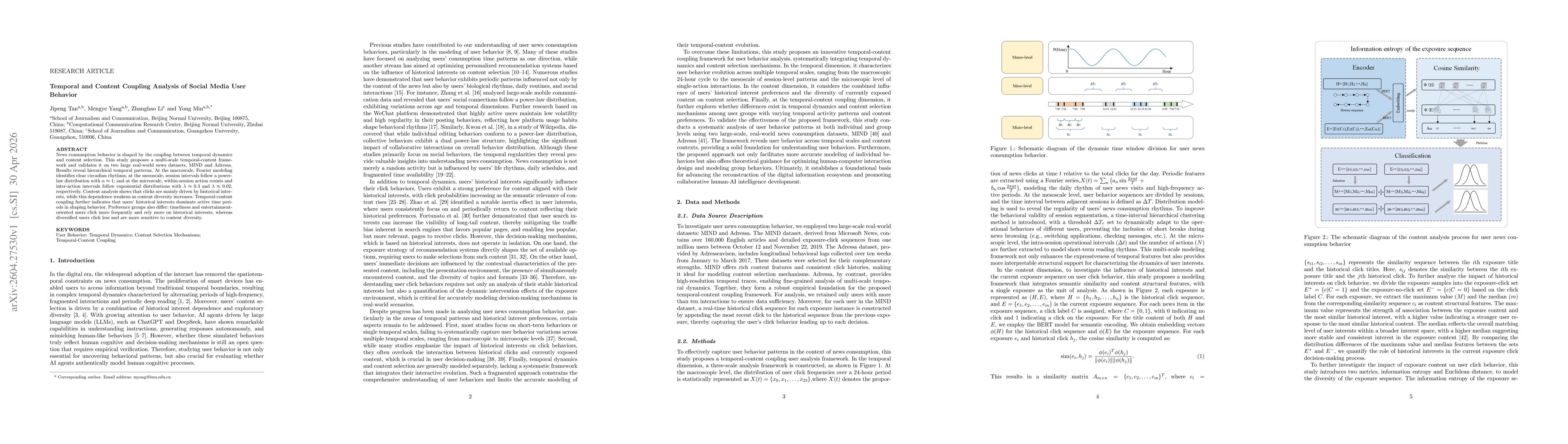 Thumbnail for Temporal and Content Coupling Analysis of Social Media User Behavior