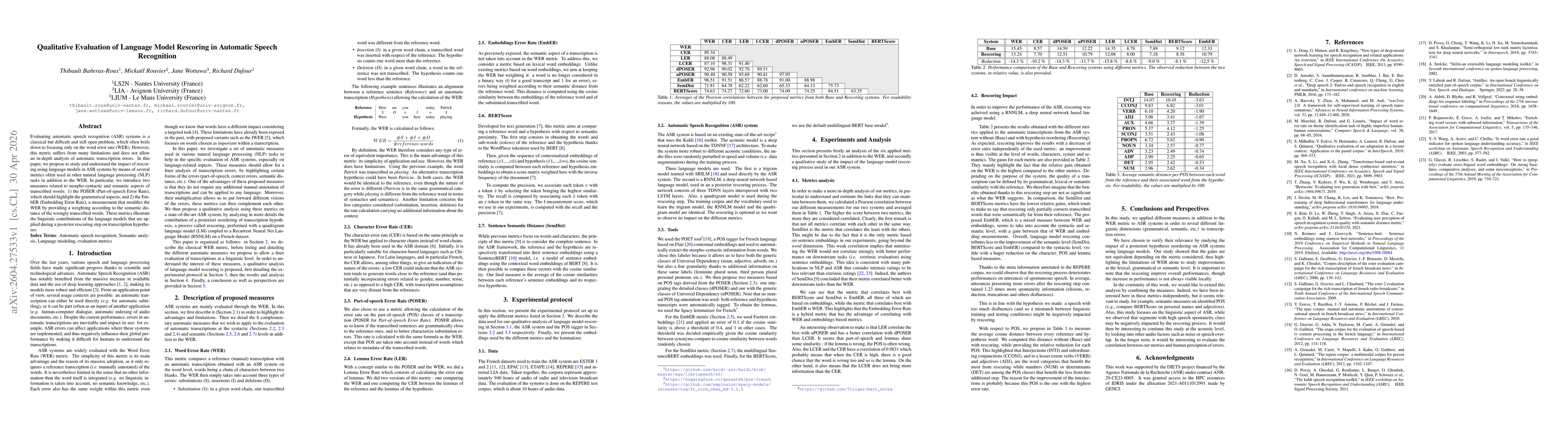 Thumbnail for Qualitative Evaluation of Language Model Rescoring in Automatic Speech Recognition