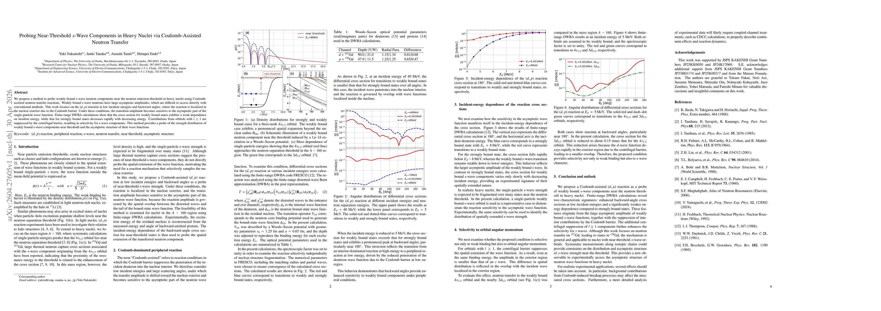 Thumbnail for Probing Near-Threshold $s$-Wave Components in Heavy Nuclei via Coulomb-Assisted Neutron Transfer