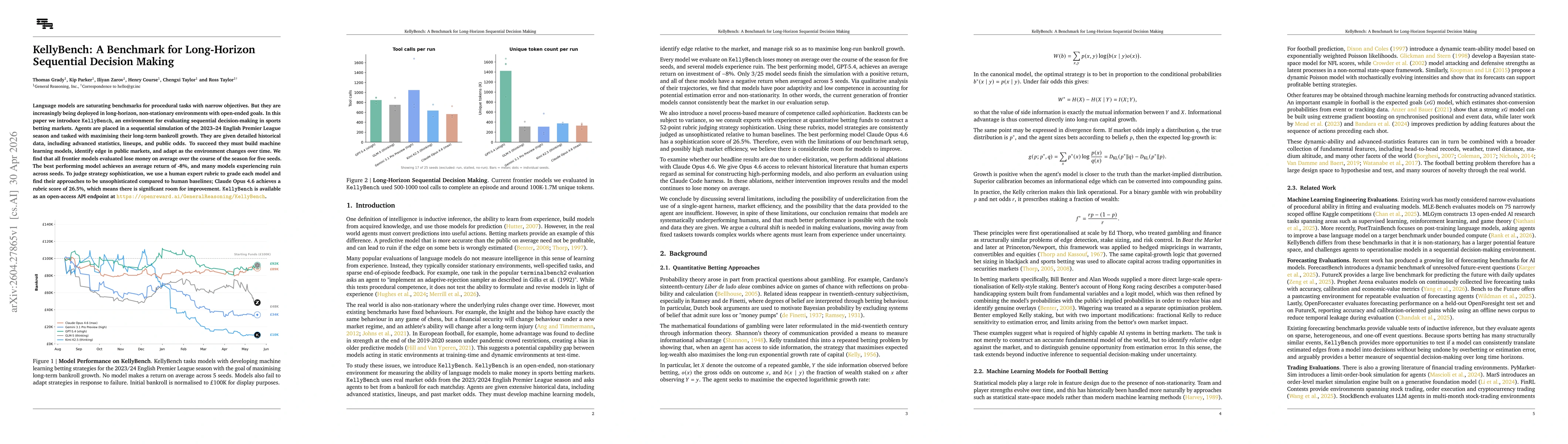 Thumbnail for KellyBench: A Benchmark for Long-Horizon Sequential Decision Making