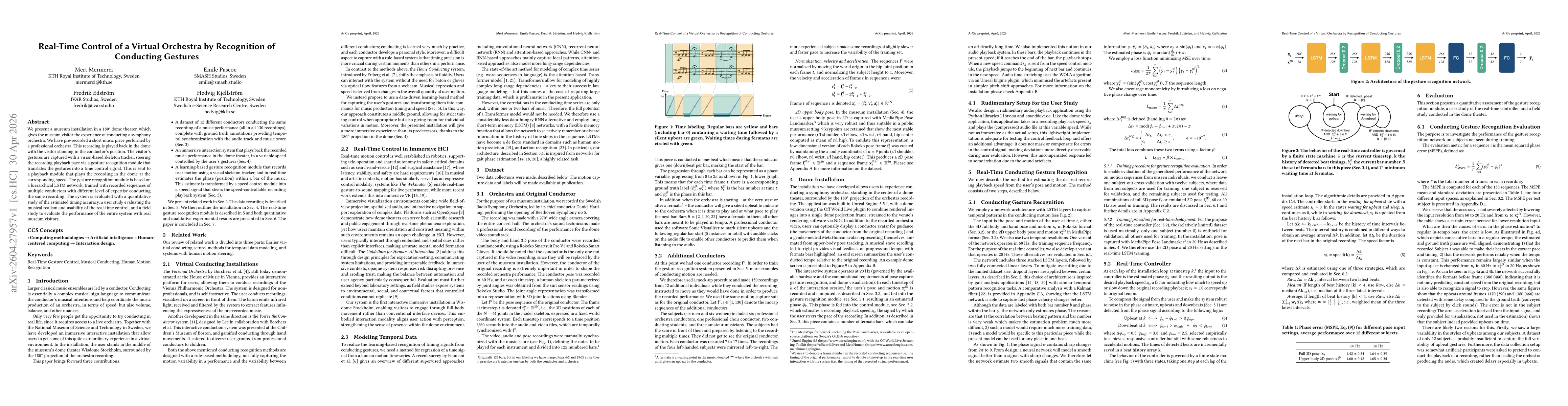 Thumbnail for Real-Time Control of a Virtual Orchestra by Recognition of Conducting Gestures