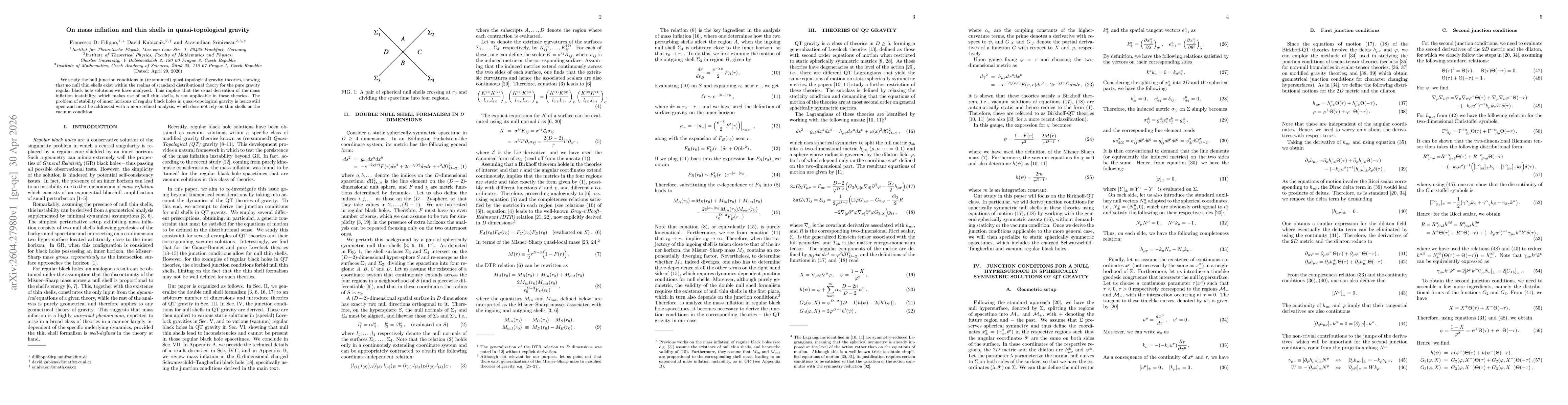 Thumbnail for On mass inflation and thin shells in quasi-topological gravity