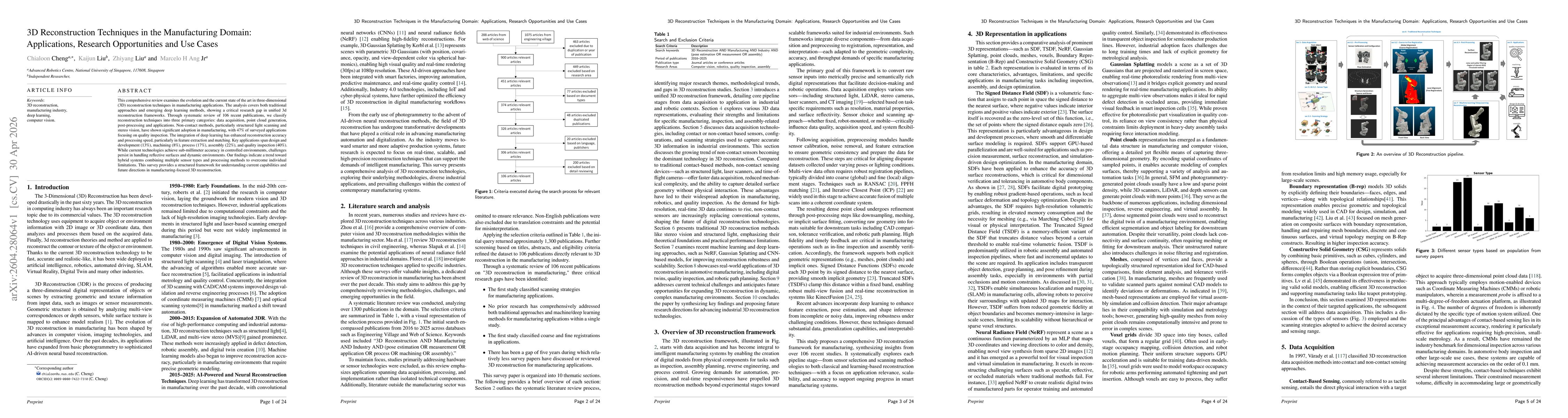 Thumbnail for 3D Reconstruction Techniques in the Manufacturing Domain: Applications, Research Opportunities and Use Cases