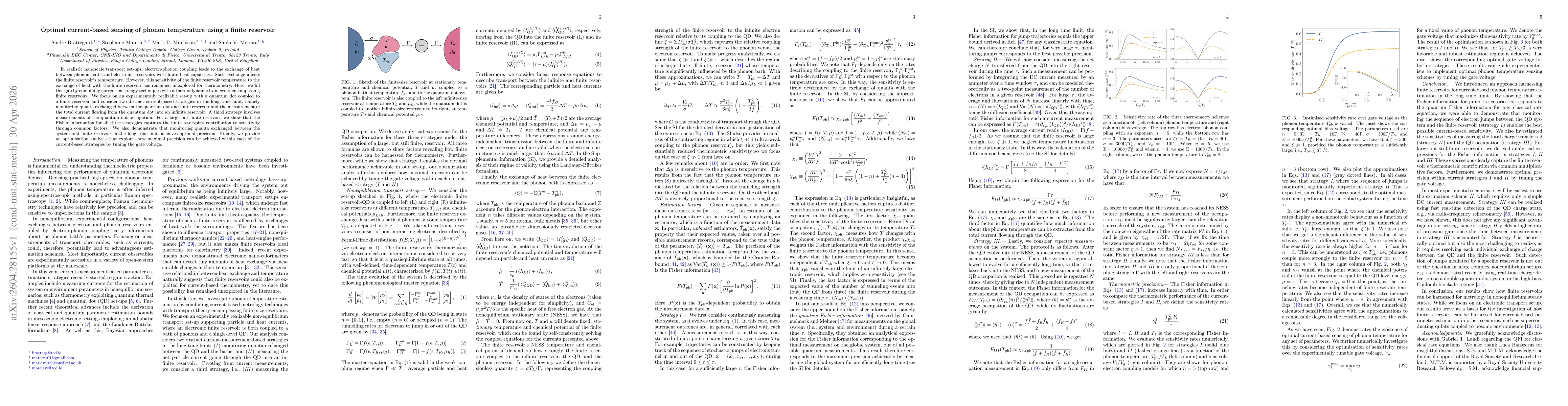 Thumbnail for Optimal current-based sensing of phonon temperature using a finite reservoir