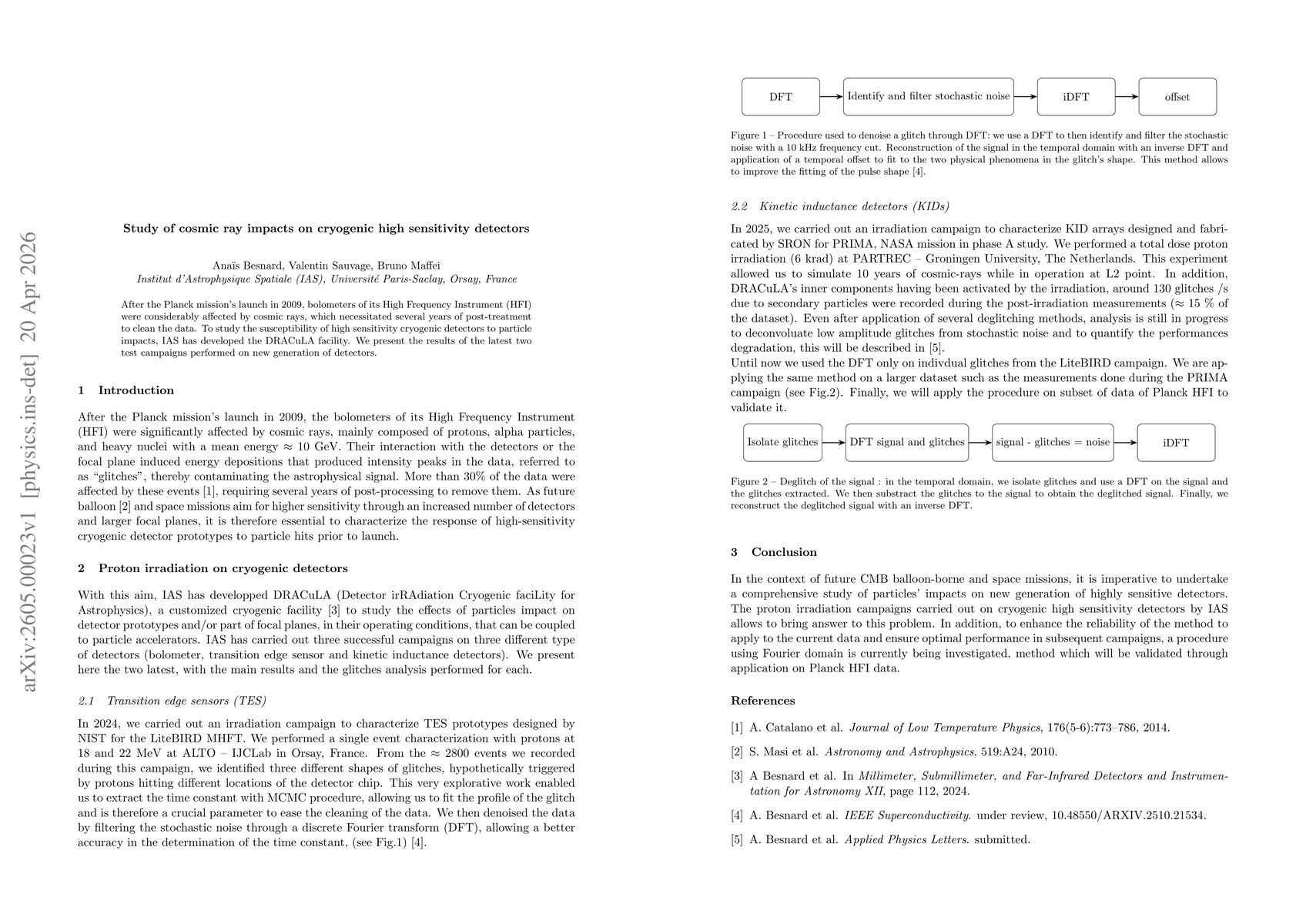 Thumbnail for Study of cosmic ray impacts on cryogenic high sensitivity detectors