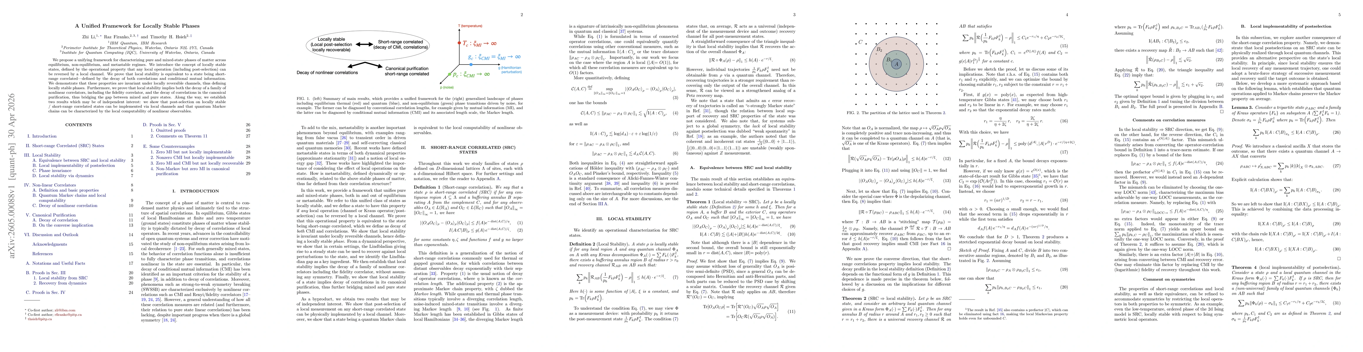 Thumbnail for A Unified Framework for Locally Stable Phases