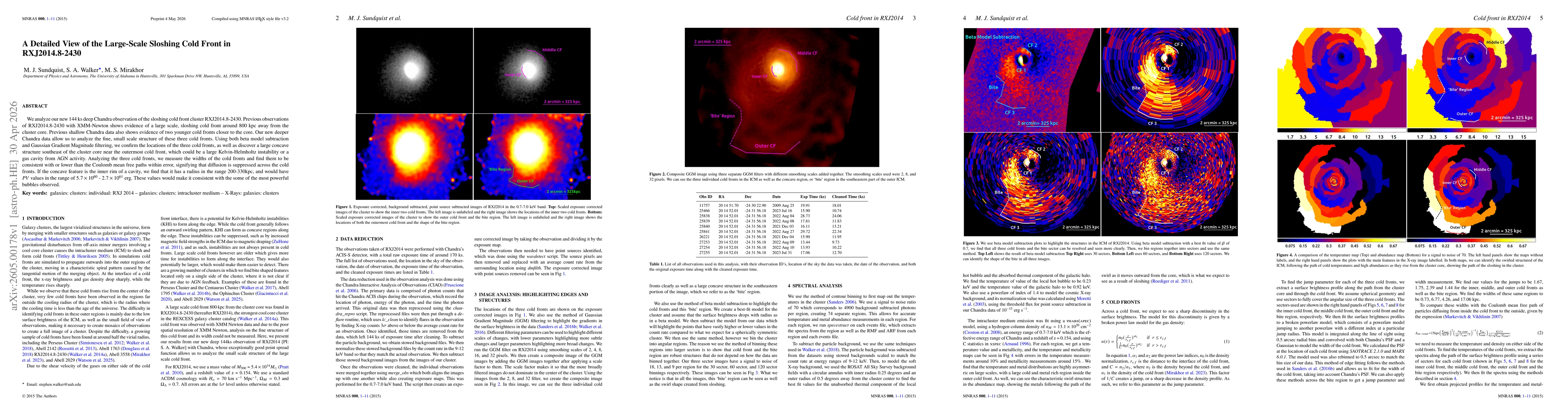 Thumbnail for A Detailed View of the Large-Scale Sloshing Cold Front in RXJ2014.8-2430