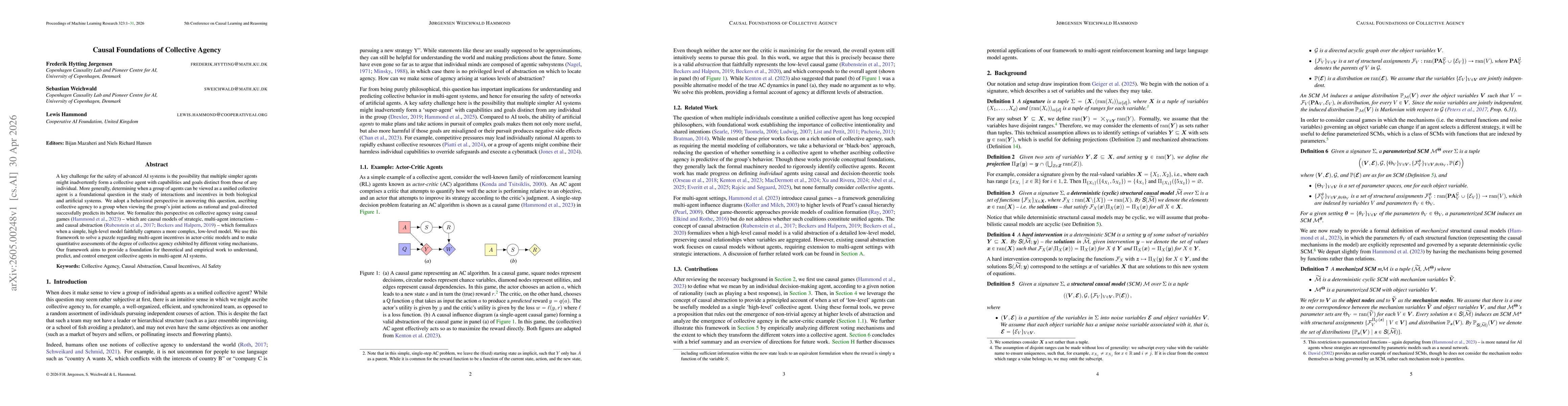 Thumbnail for Causal Foundations of Collective Agency