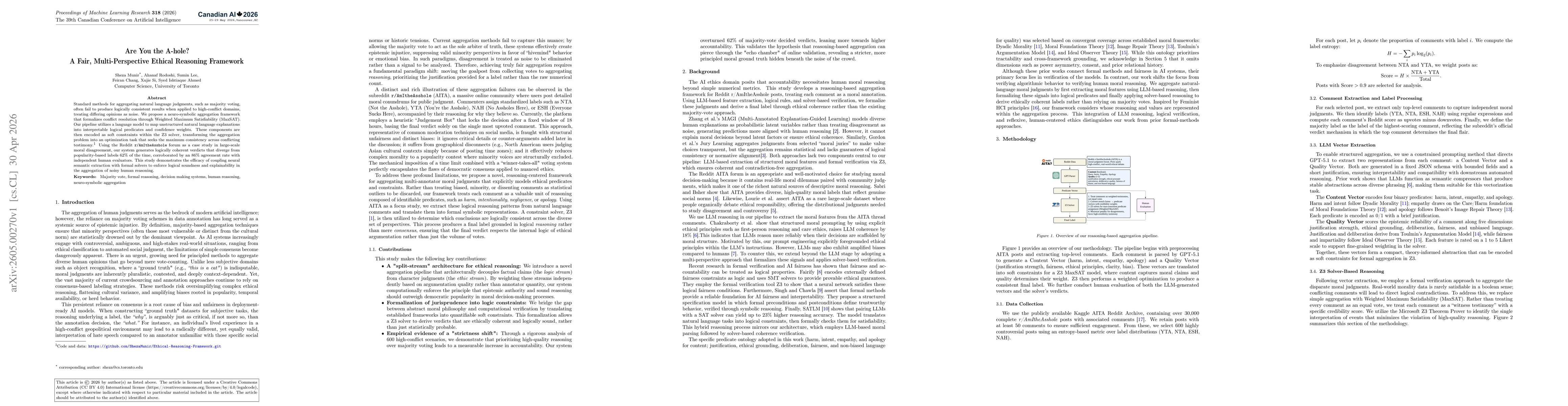 Thumbnail for Are You the A-hole? A Fair, Multi-Perspective Ethical Reasoning Framework