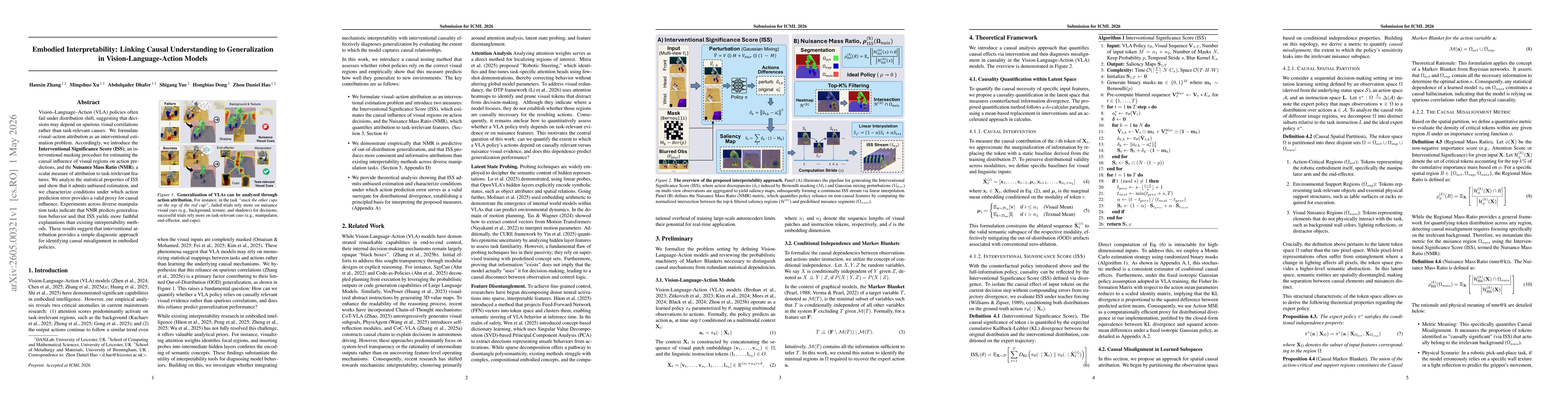 Thumbnail for Embodied Interpretability: Linking Causal Understanding to Generalization in Vision-Language-Action Models