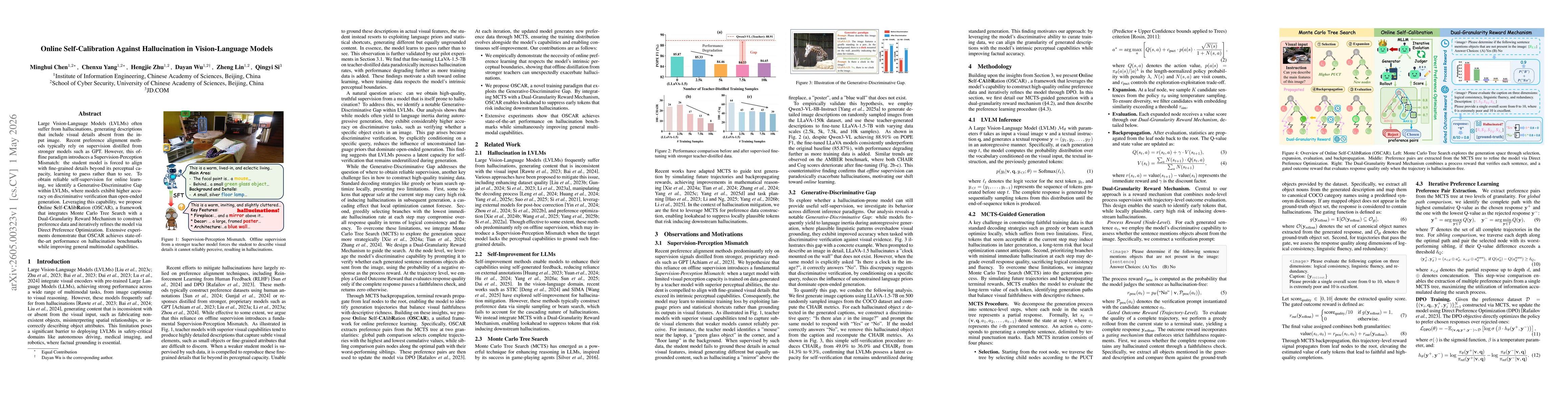 Thumbnail for Online Self-Calibration Against Hallucination in Vision-Language Models