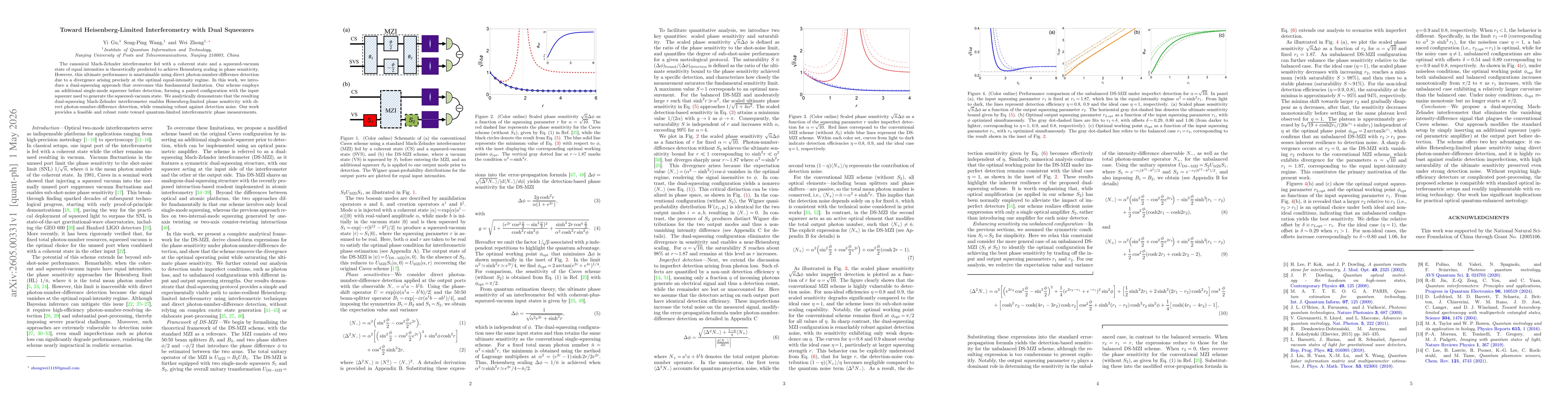 Thumbnail for Toward Heisenberg-Limited Interferometry with Dual Squeezers