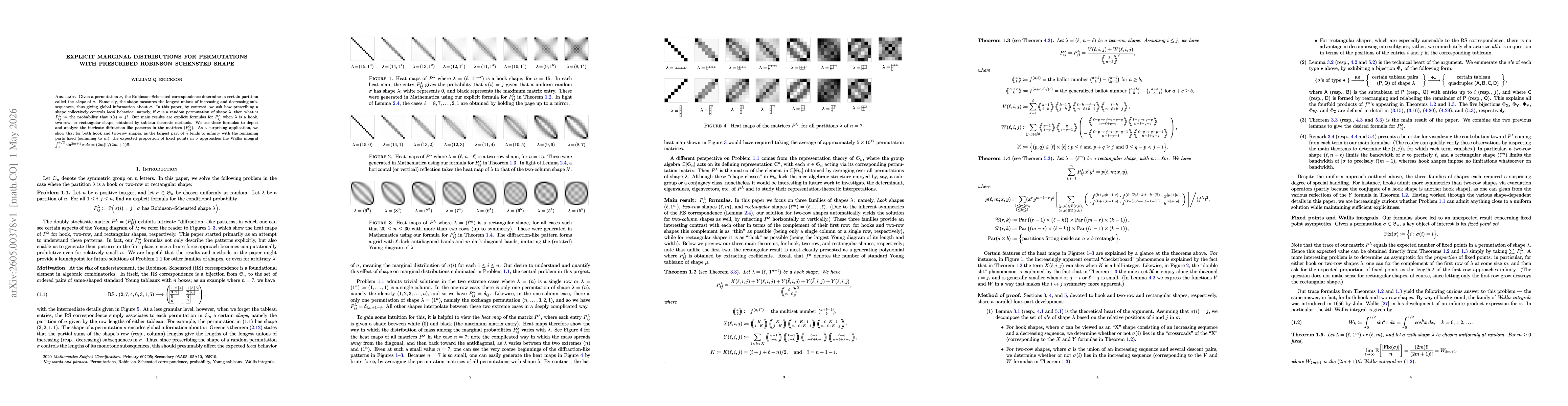Thumbnail for Explicit marginal distributions for permutations with prescribed Robinson-Schensted shape