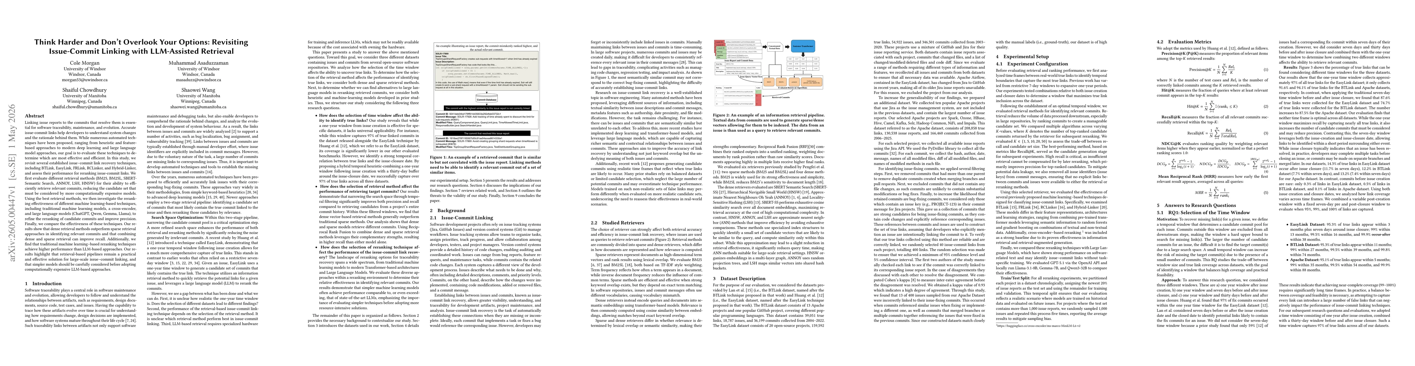 Thumbnail for Think Harder and Don't Overlook Your Options: Revisiting Issue-Commit Linking with LLM-Assisted Retrieval
