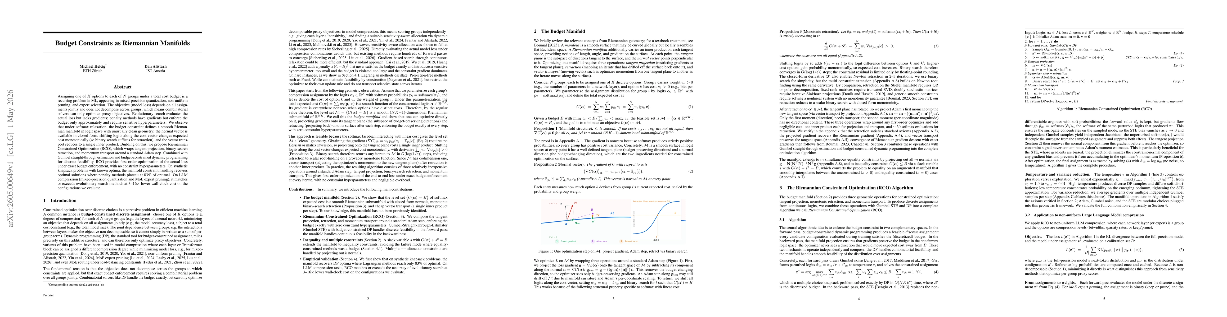 Thumbnail for Budget Constraints as Riemannian Manifolds