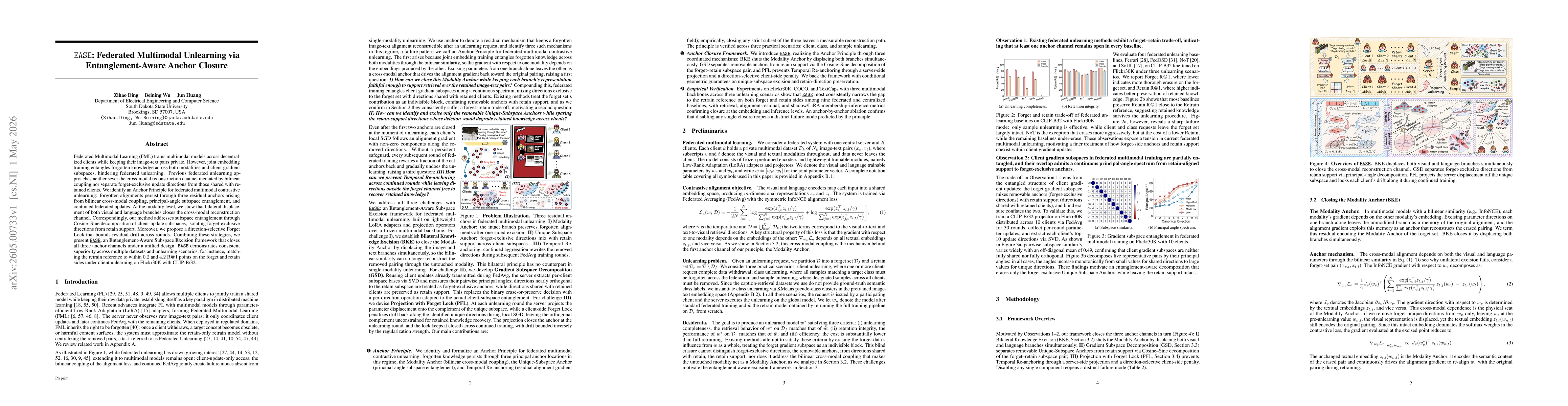 Thumbnail for EASE: Federated Multimodal Unlearning via Entanglement-Aware Anchor Closure
