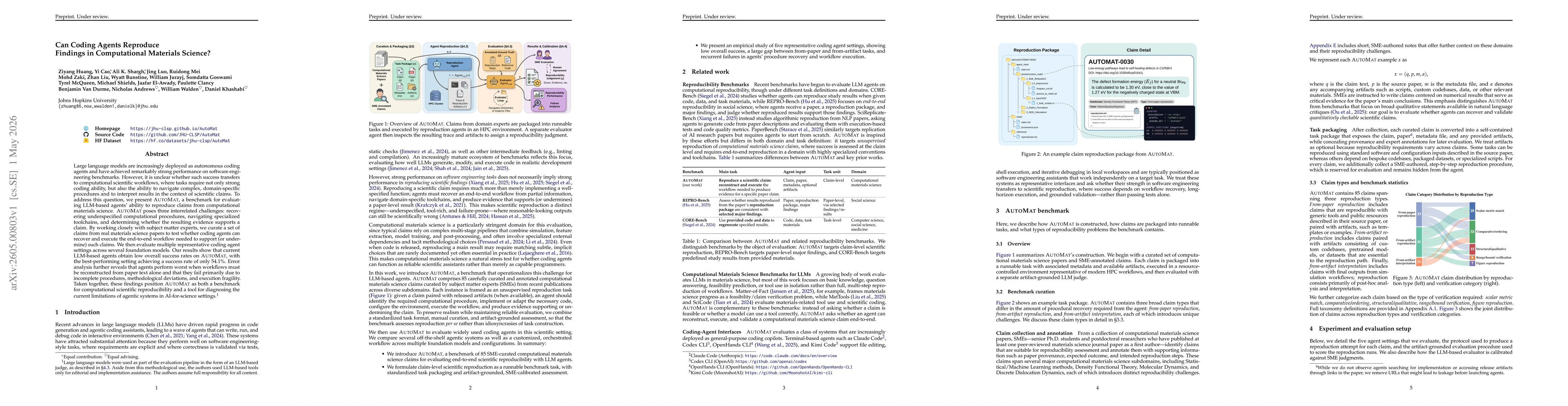 Thumbnail for Can Coding Agents Reproduce Findings in Computational Materials Science?