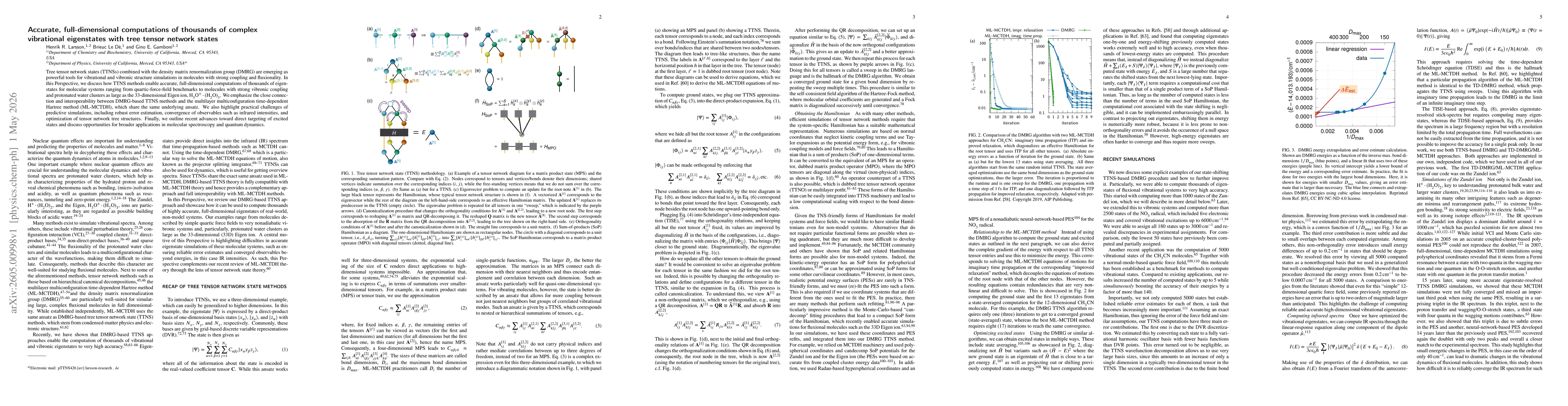 Thumbnail for Accurate, full-dimensional computations of thousands of complex vibrational eigenstates with tree tensor network states