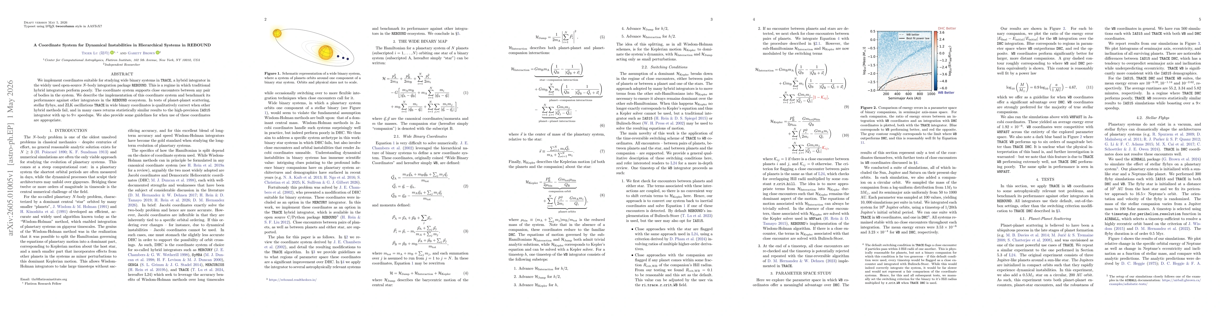 Thumbnail for A Coordinate System for Dynamical Instabilities in Hierarchical Systems in REBOUND