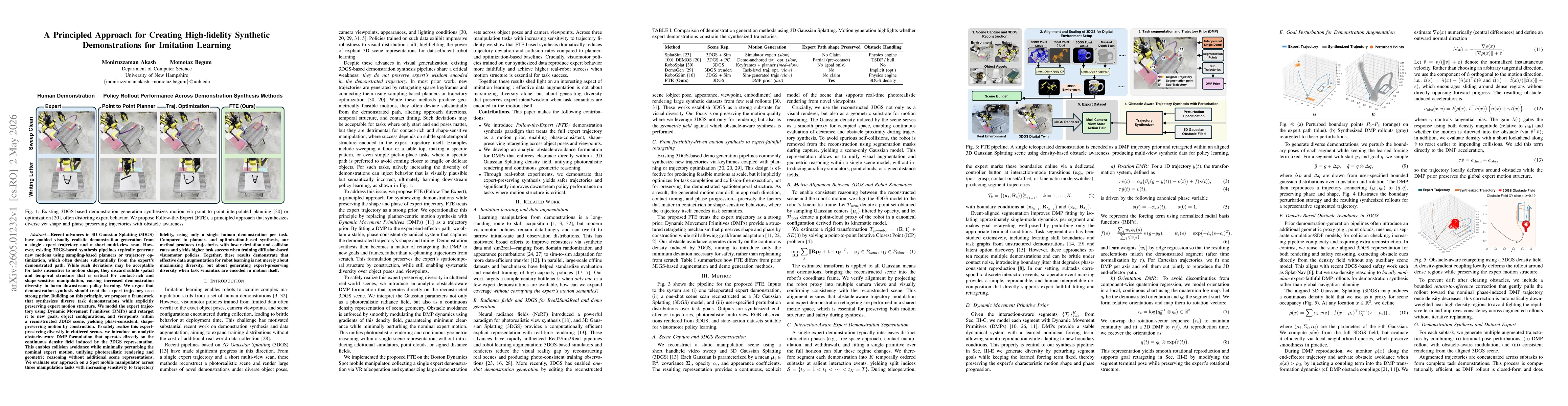 Thumbnail for A Principled Approach for Creating High-fidelity Synthetic Demonstrations for Imitation Learning