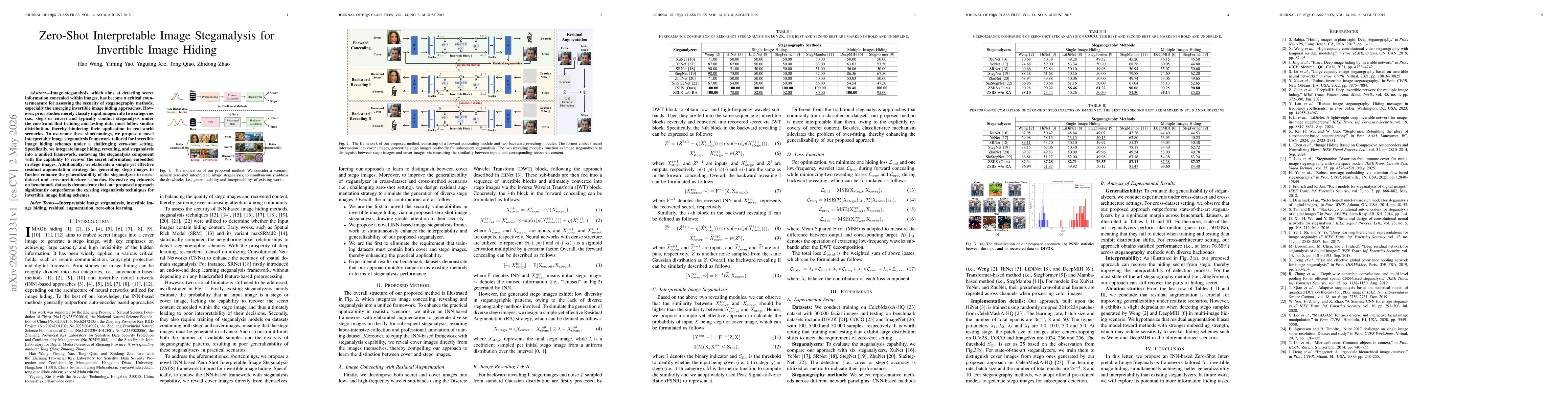 Thumbnail for Zero-Shot Interpretable Image Steganalysis for Invertible Image Hiding