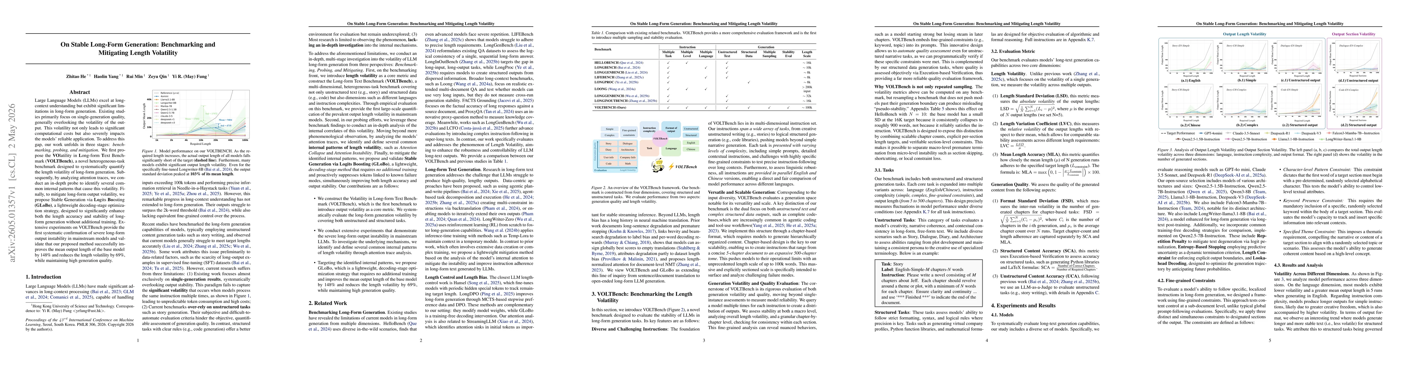 Thumbnail for On Stable Long-Form Generation: Benchmarking and Mitigating Length Volatility