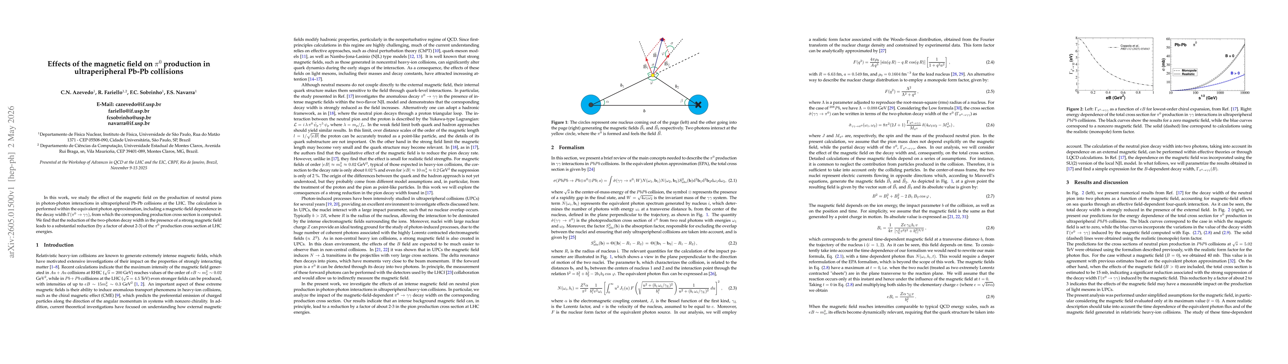 Thumbnail for Effects of the magnetic field on $π^0$ production in ultraperipheral Pb-Pb collisions