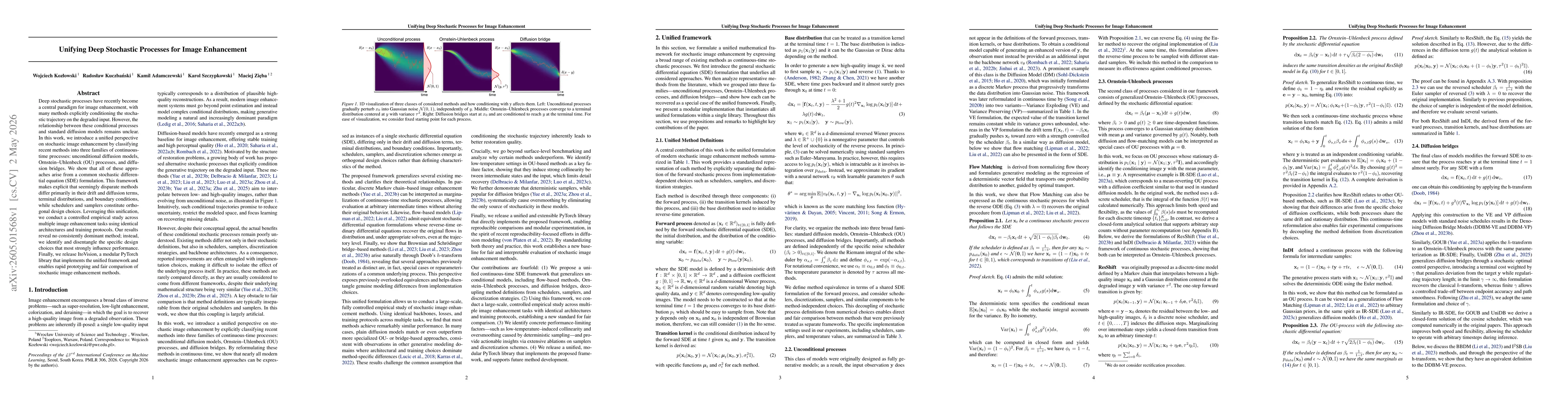 Thumbnail for Unifying Deep Stochastic Processes for Image Enhancement