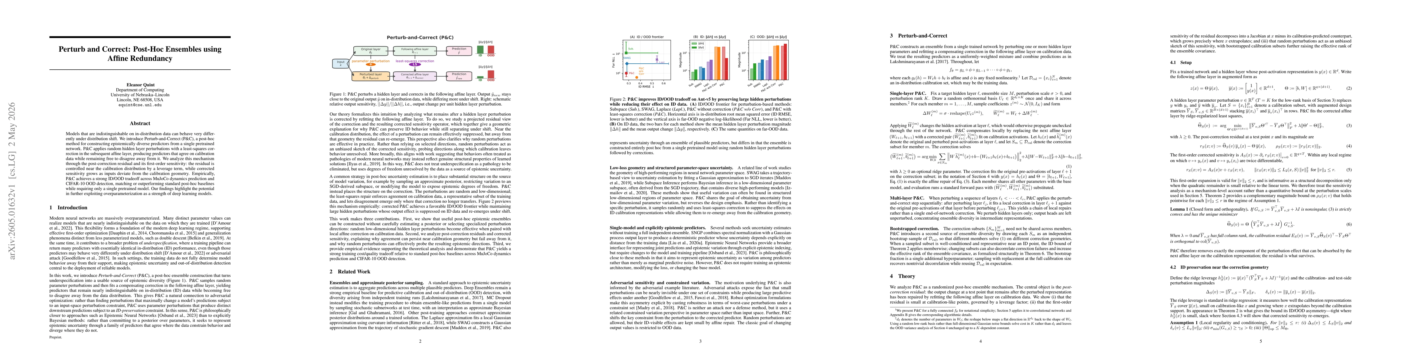 Thumbnail for Perturb and Correct: Post-Hoc Ensembles using Affine Redundancy