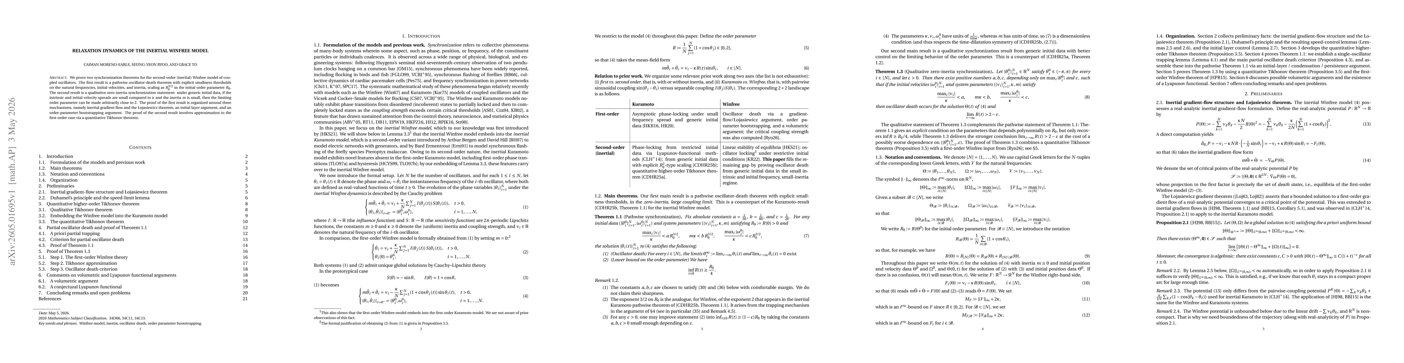 Thumbnail for Relaxation dynamics of the Inertial Winfree model