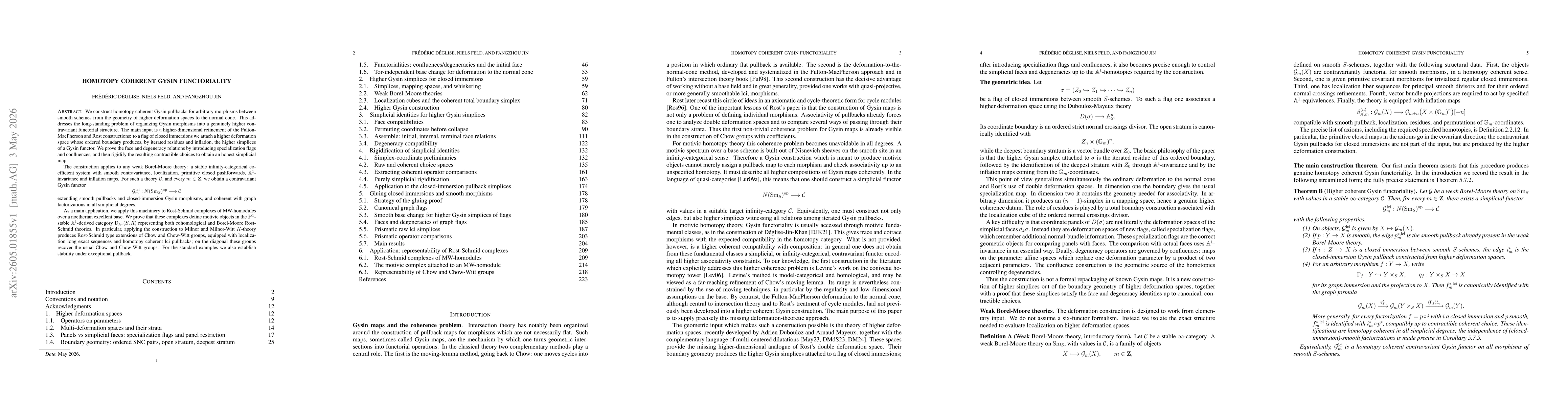 Thumbnail for Homotopy coherent Gysin functoriality