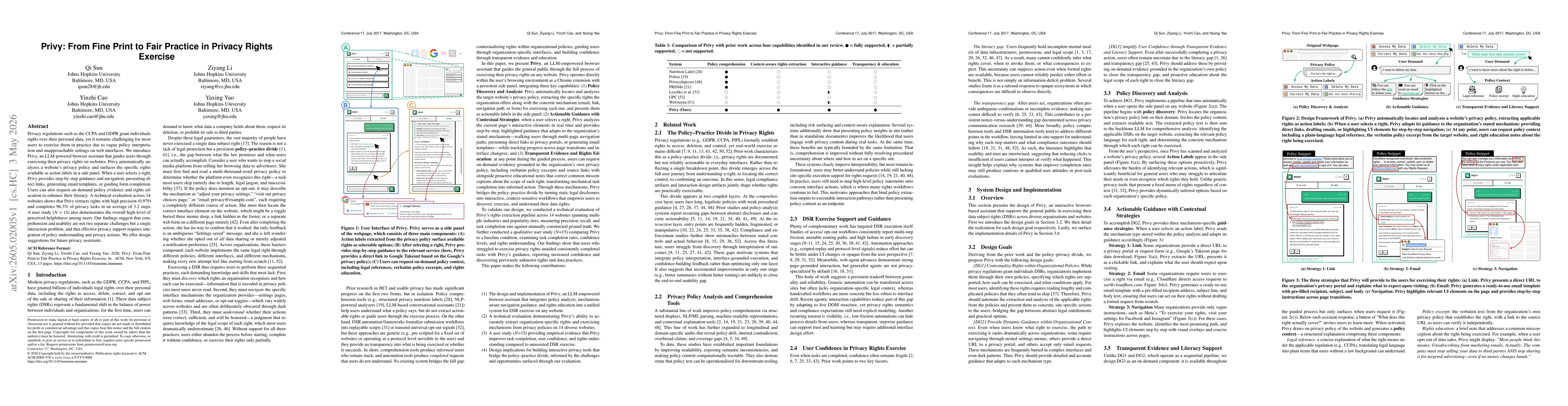 Thumbnail for Privy: From Fine Print to Fair Practice in Privacy Rights Exercise