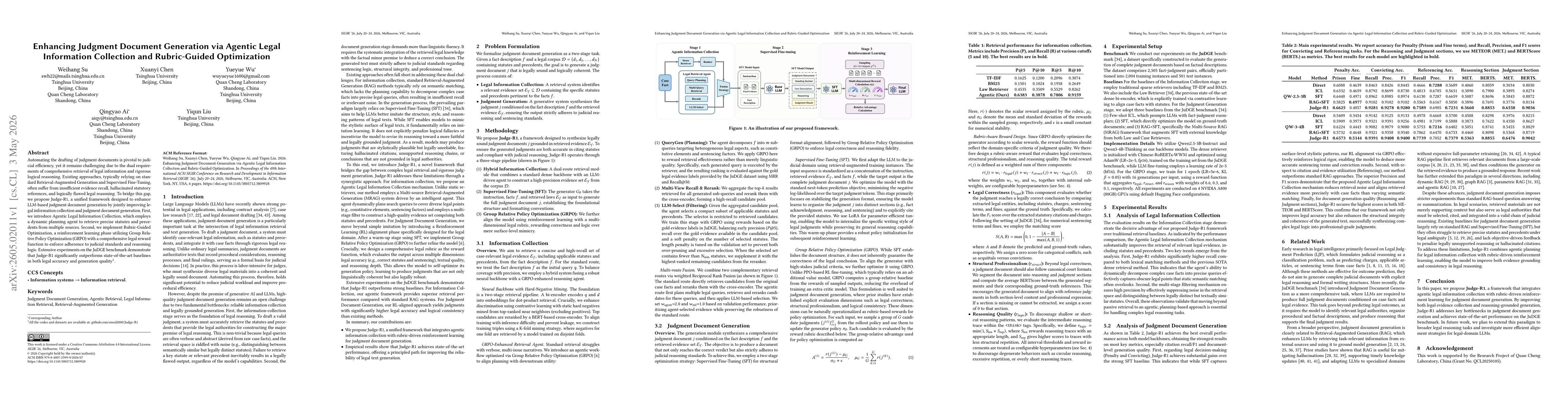 Thumbnail for Enhancing Judgment Document Generation via Agentic Legal Information Collection and Rubric-Guided Optimization