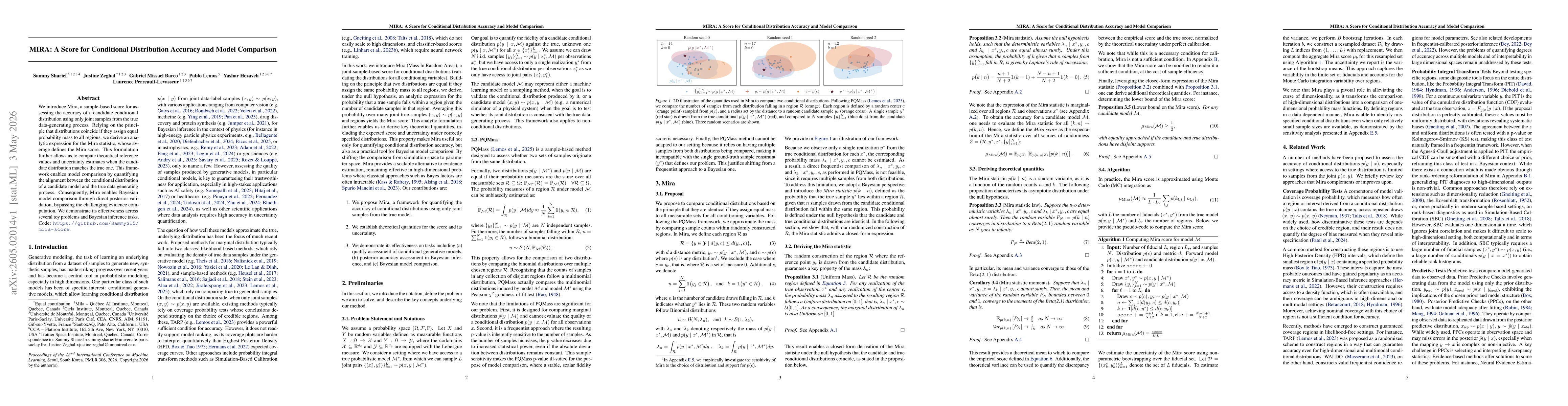 Thumbnail for MIRA: A Score for Conditional Distribution Accuracy and Model Comparison