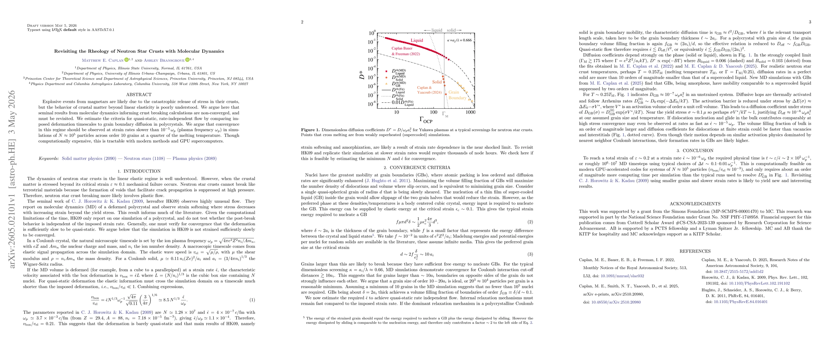 Thumbnail for Revisiting the Rheology of Neutron Star Crusts with Molecular Dynamics
