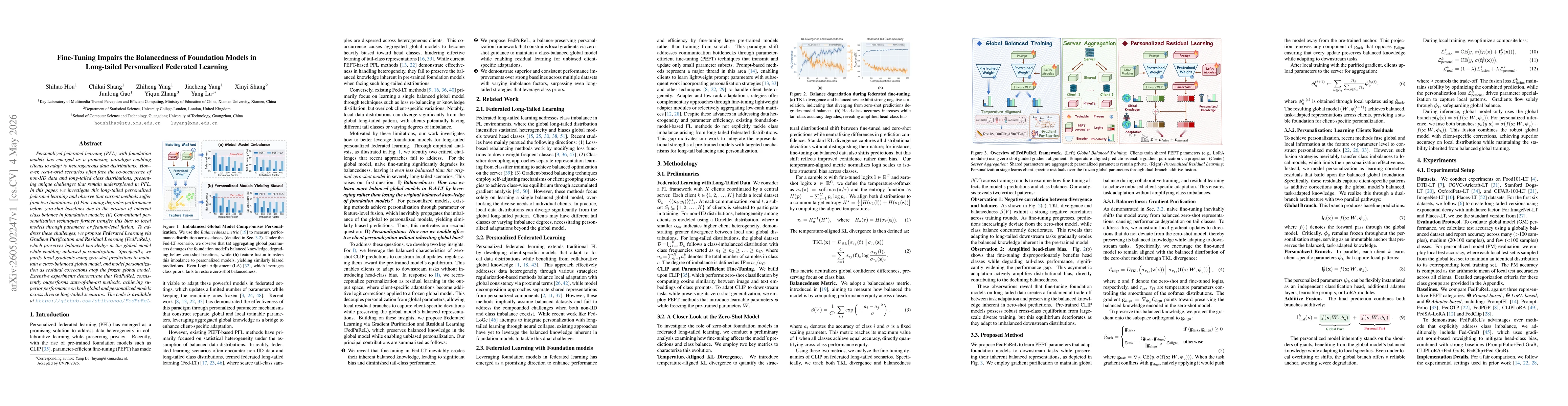 Thumbnail for Fine-Tuning Impairs the Balancedness of Foundation Models in Long-tailed Personalized Federated Learning