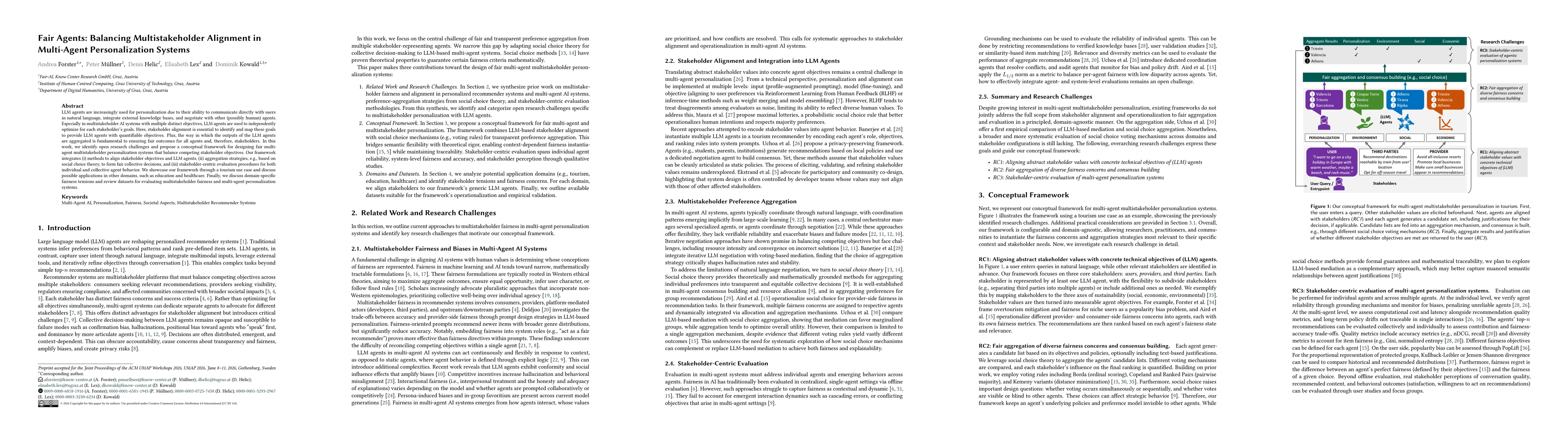 Thumbnail for Fair Agents: Balancing Multistakeholder Alignment in Multi-Agent Personalization Systems
