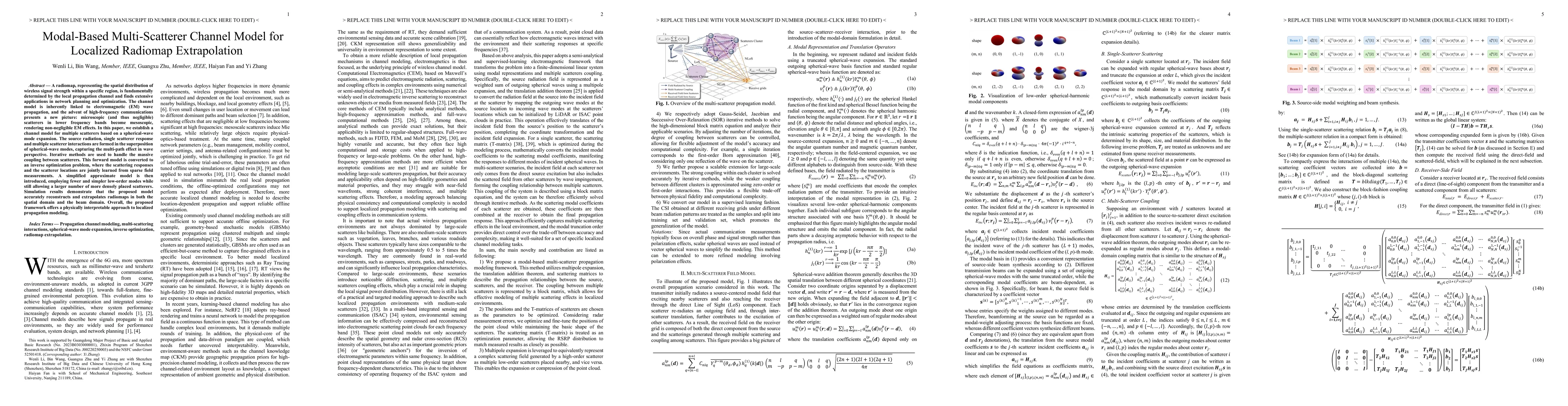 Thumbnail for Modal-Based Multi-Scatterer Channel Model for Localized Radiomap Extrapolation