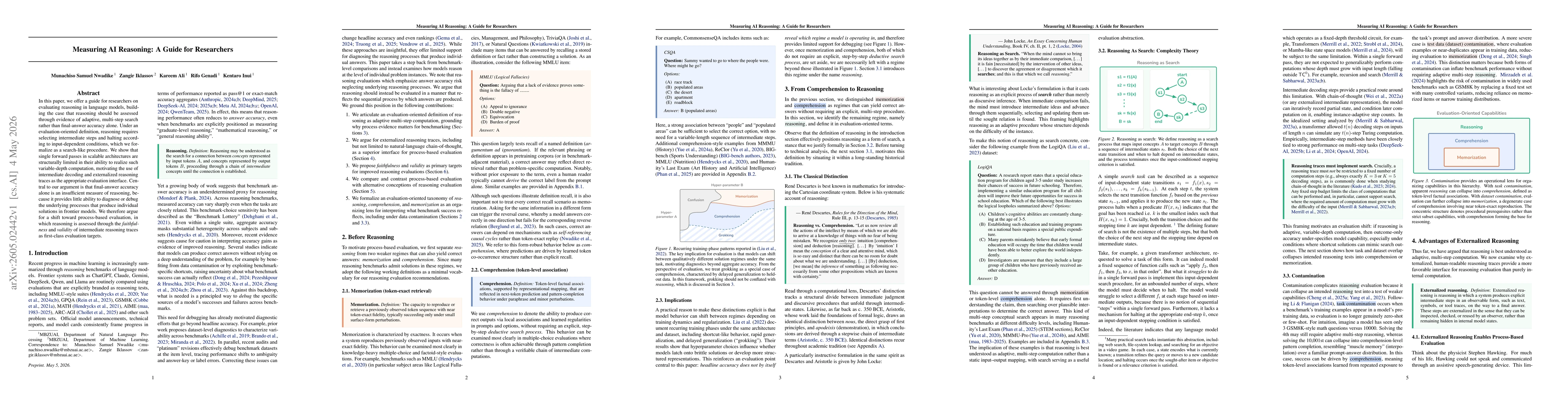 Thumbnail for Measuring AI Reasoning: A Guide for Researchers