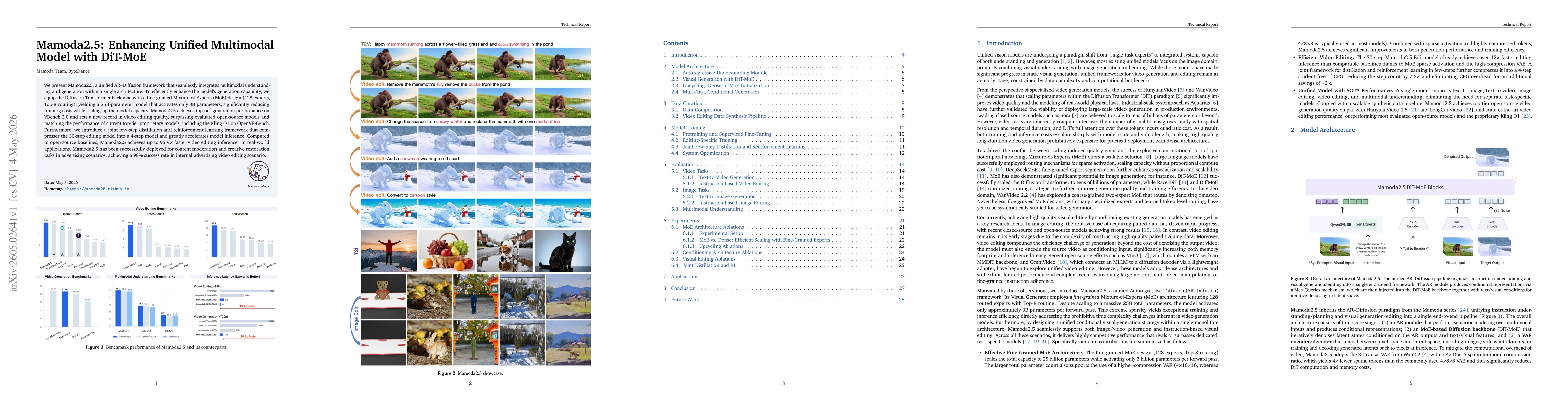 Thumbnail for Mamoda2.5: Enhancing Unified Multimodal Model with DiT-MoE