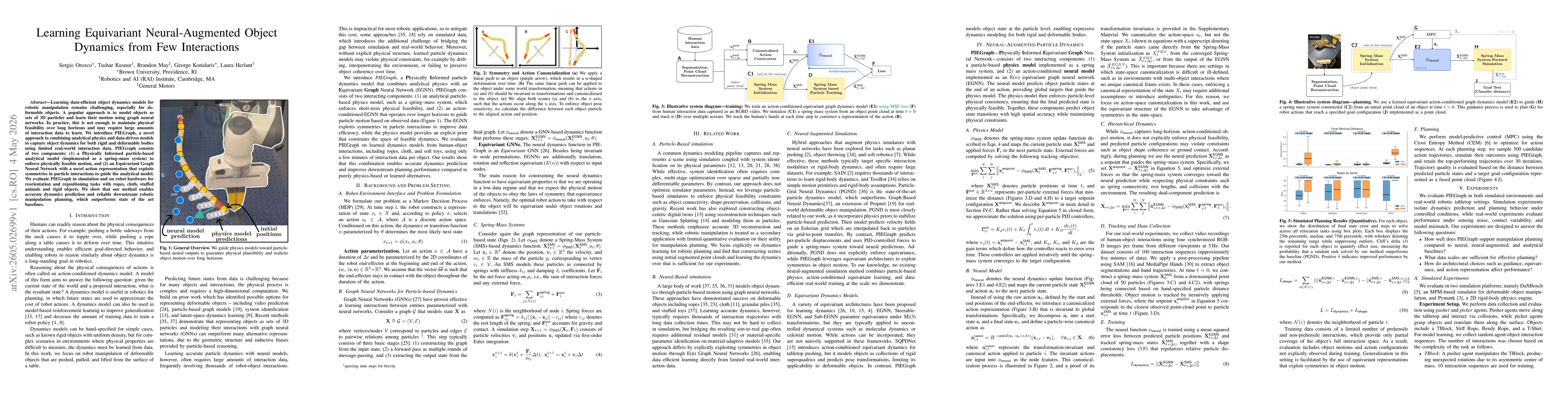 Thumbnail for Learning Equivariant Neural-Augmented Object Dynamics From Few Interactions