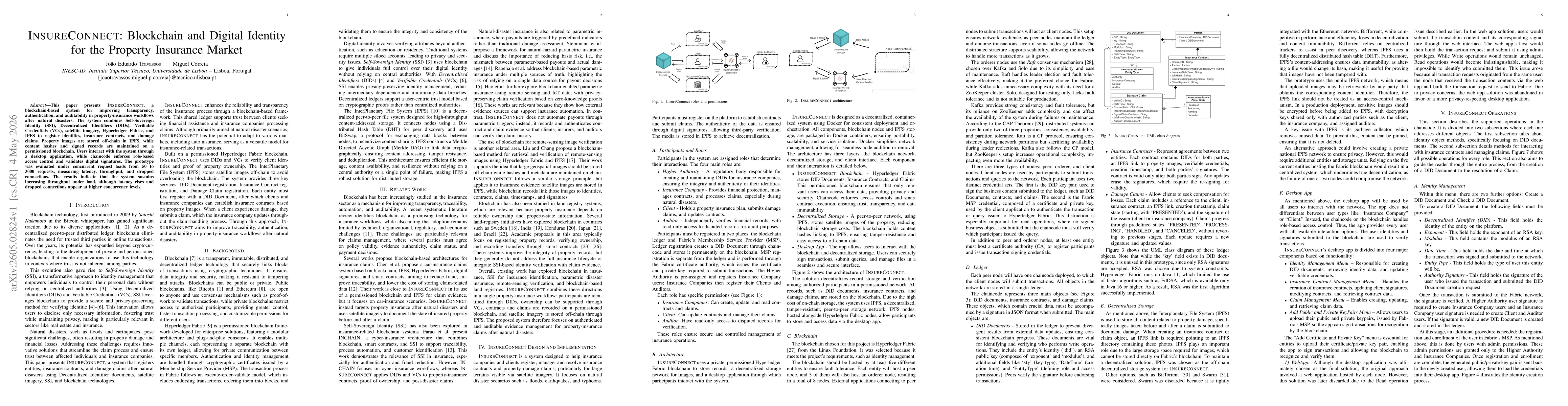 Thumbnail for InsureConnect: Blockchain and Digital Identity for the Property Insurance Market