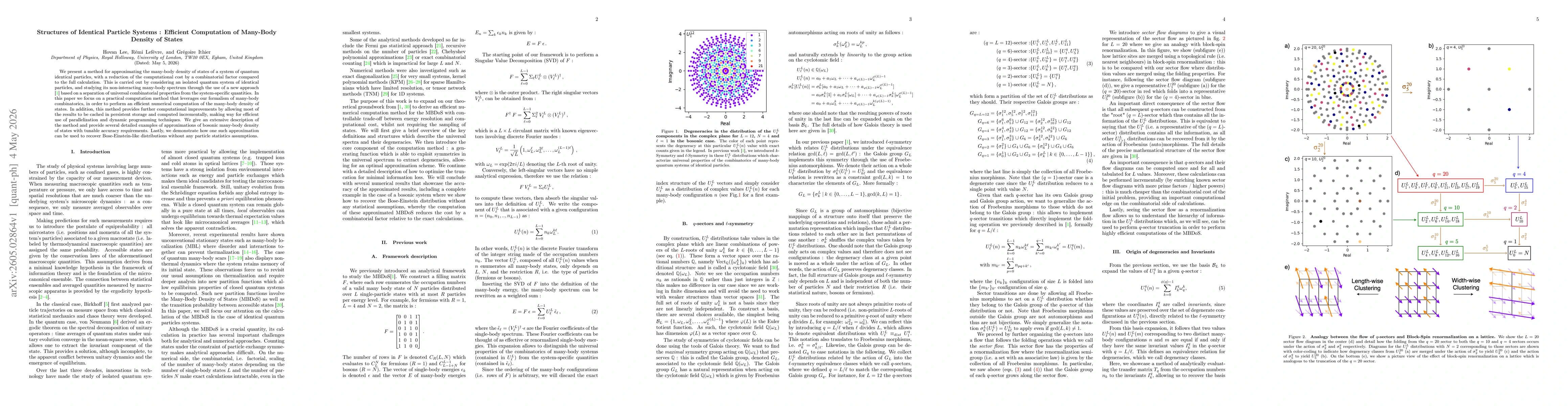 Thumbnail for Structures of Identical Particle Systems : Efficient Computation of Many-Body Density of States
