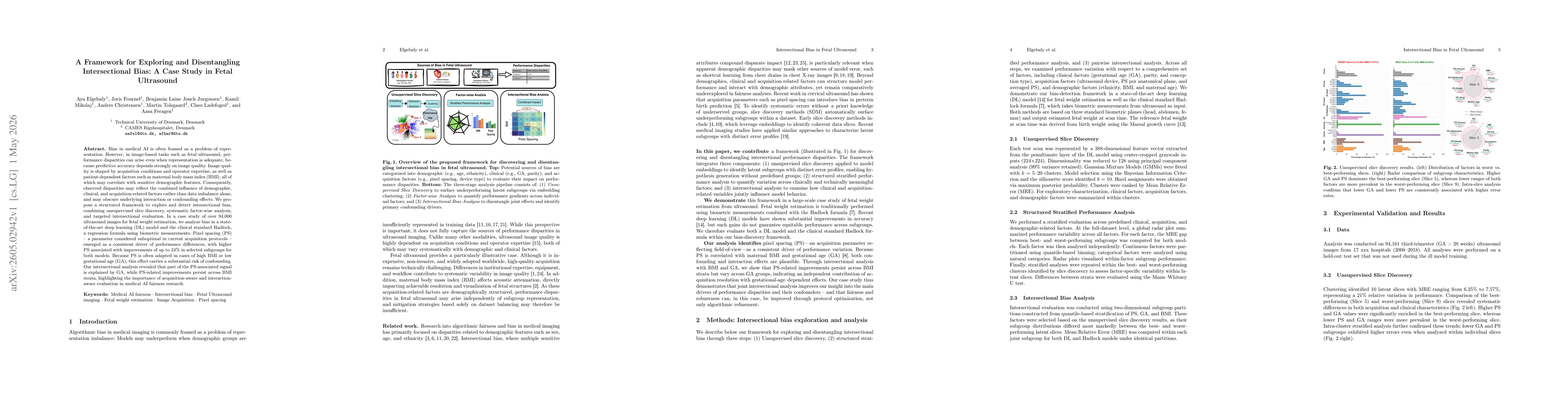 Thumbnail for A Framework for Exploring and Disentangling Intersectional Bias: A Case Study in Fetal Ultrasound