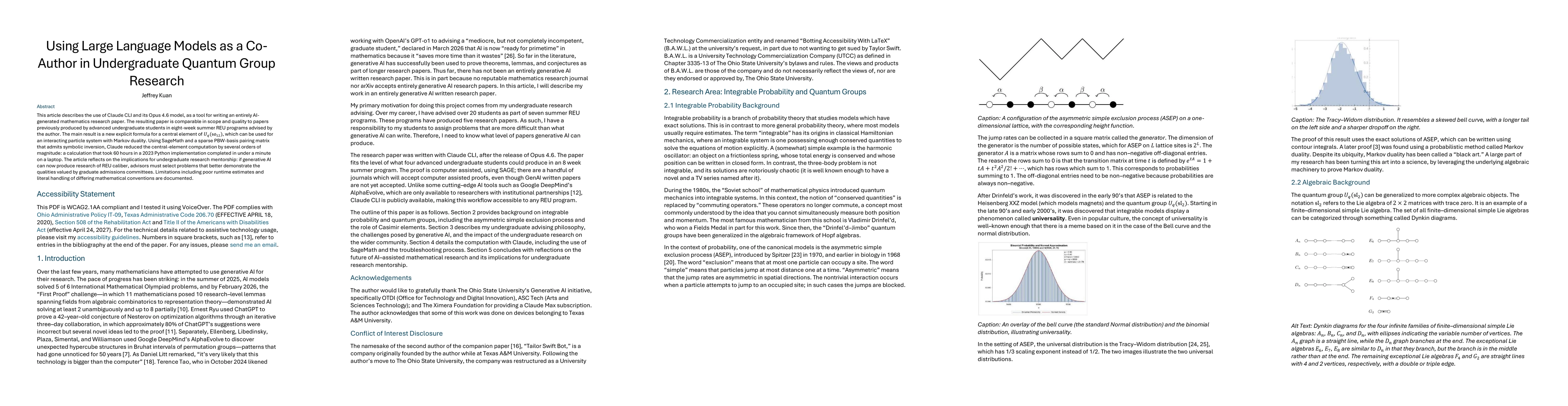 Thumbnail for Using Large Language Models as a Co-Author in Undergraduate Quantum Group Research