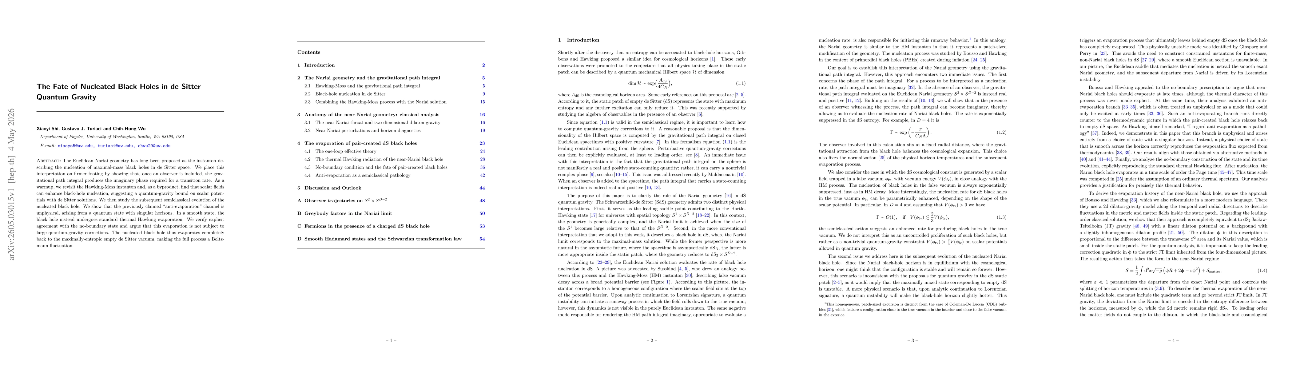 Thumbnail for The Fate of Nucleated Black Holes in de Sitter Quantum Gravity