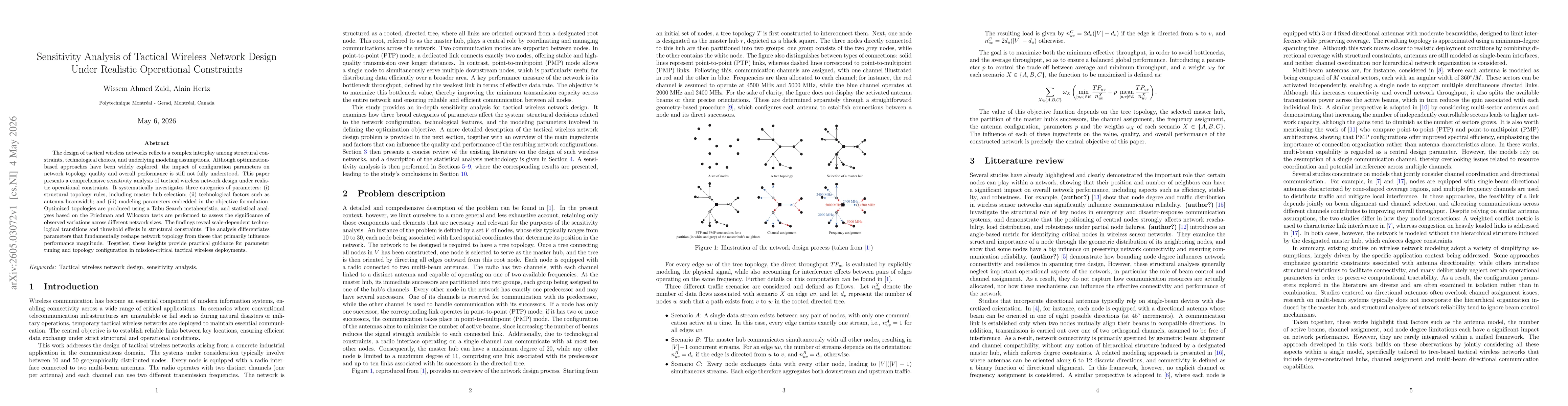 Thumbnail for Sensitivity Analysis of Tactical Wireless Network Design Under Realistic Operational Constraints