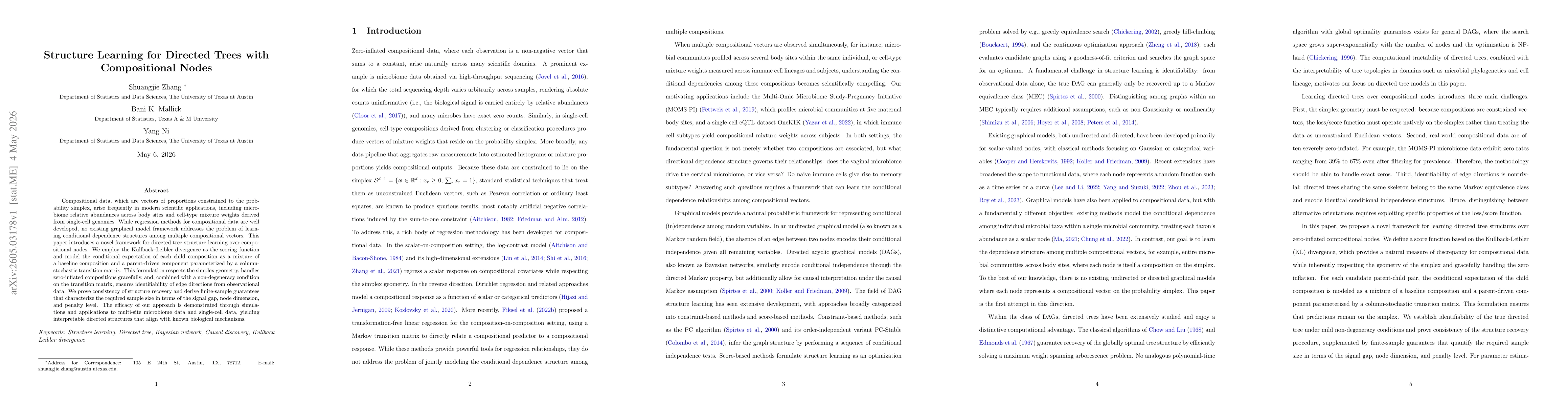 Thumbnail for Structure Learning for Directed Trees with Compositional Nodes