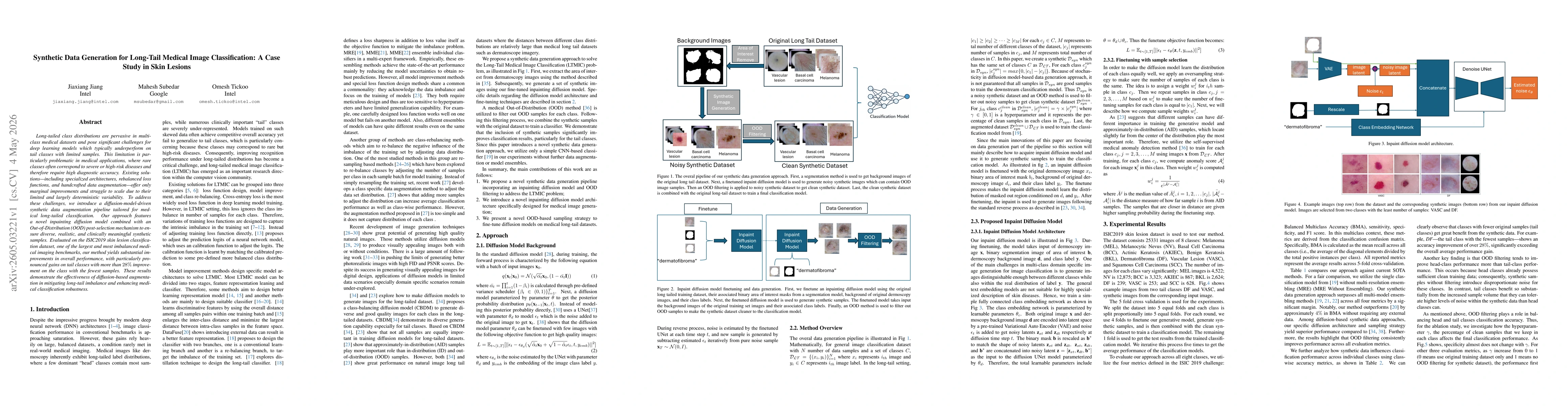 Thumbnail for Synthetic Data Generation for Long-Tail Medical Image Classification: A Case Study in Skin Lesions